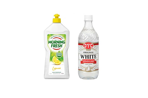 Home recipe dishwash and vinegar