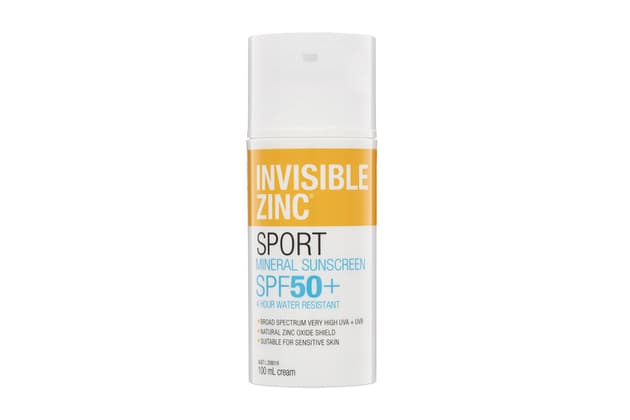 Invisible Zinc Sport  Mineral Sunscreen SPF 50+