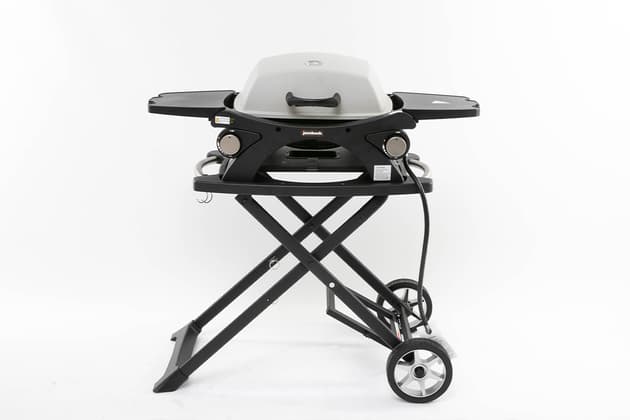 Jumbuck Double Burner Portable BBQ JBPB219 and trolley