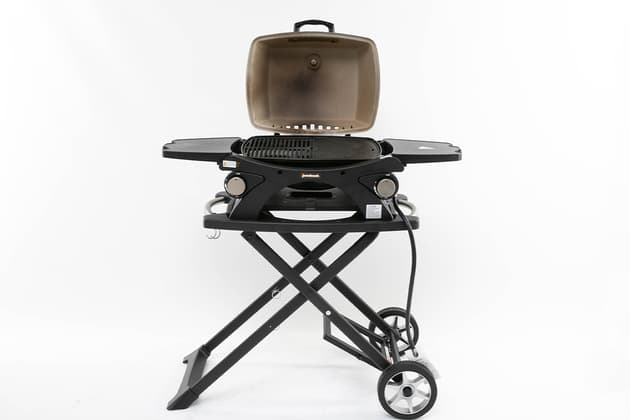 Jumbuck Double Burner Portable BBQ JBPB219 and trolley