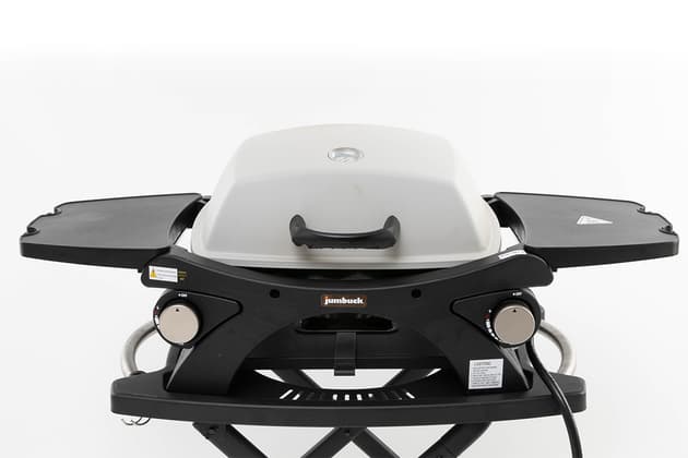 Jumbuck Double Burner Portable BBQ JBPB219 and trolley
