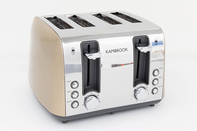 Kambrook Deluxe 4 Slice Toaster Champagne KTA480CMP