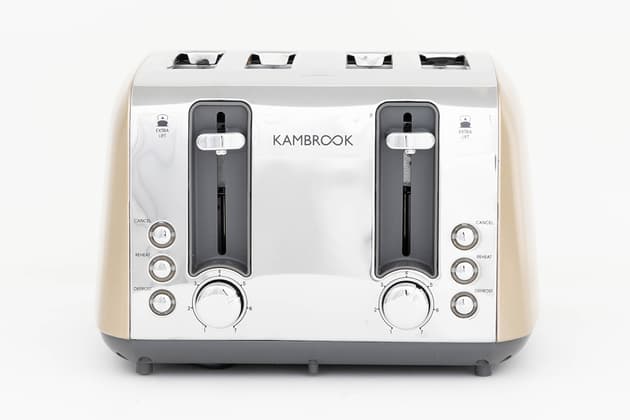 Kambrook Deluxe 4 Slice Toaster Champagne KTA480CMP
