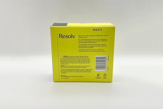 Resolv All-In-One Dishwasher Tablets Lemon Scent
