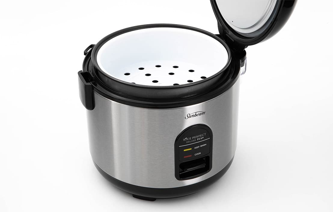 Sunbeam Rice Perfect Deluxe 7 and Steamer RC5600 Rice cookers Consumer NZ